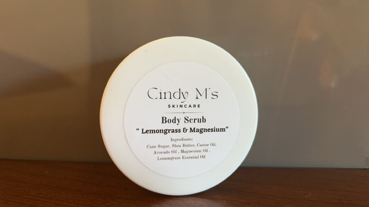 CINDY M’s SKINCARE - Magnesium Lemongrass Body Scrub