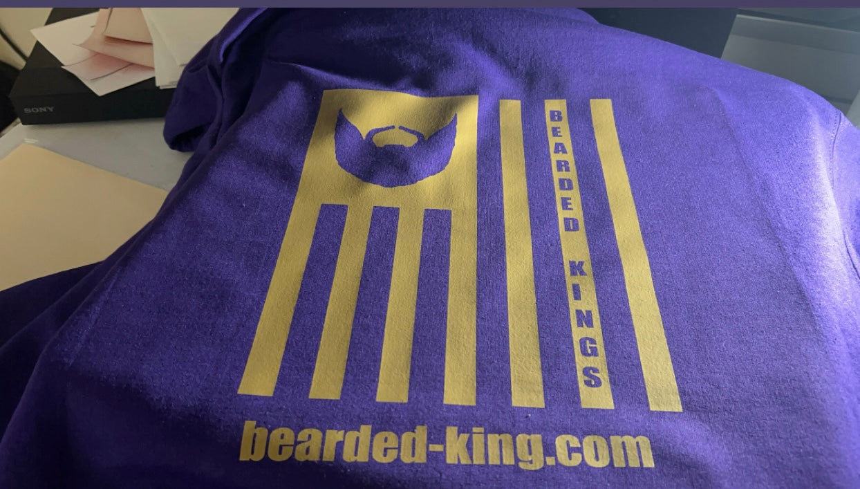 BEARDED KINGS HOODIES | Purple